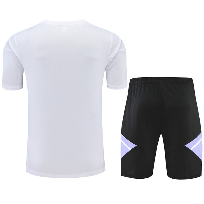 Chandal del Real Madrid Manga Corta 22-23 Blanco - Pantalon Corto